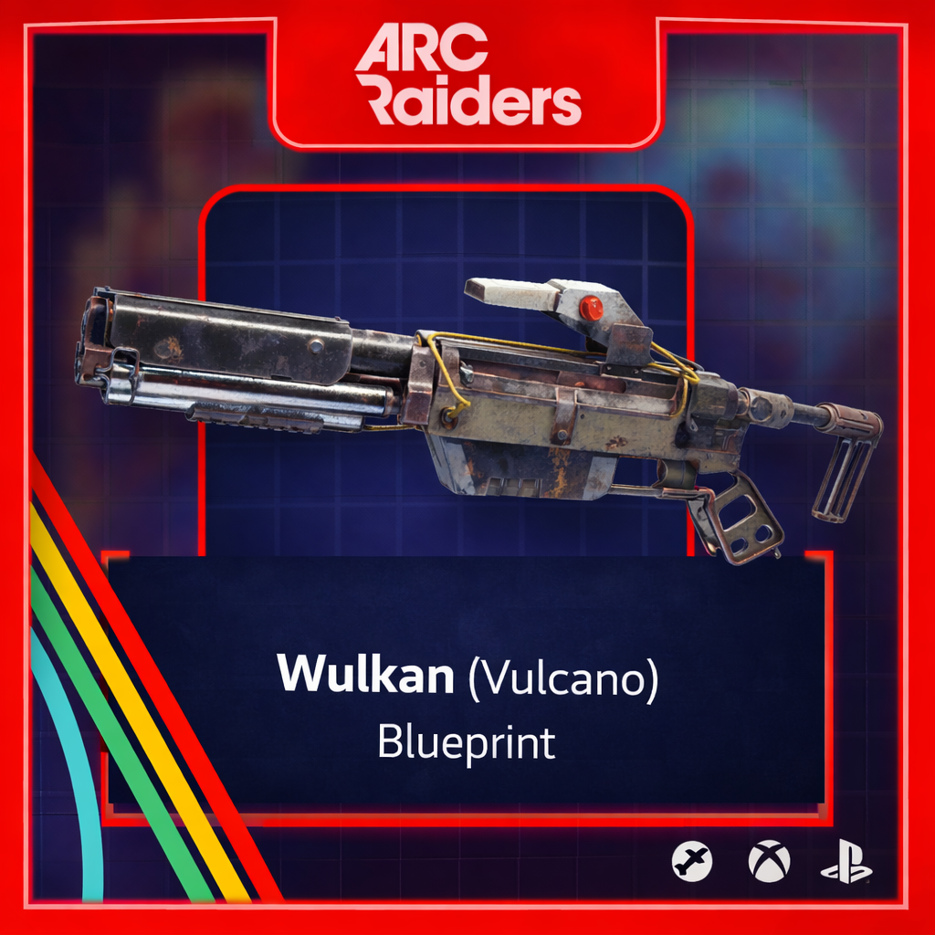 Schemat Wulkan Vulcano Blueprint ARC Raiders na PC / Xbox / PlayStation5